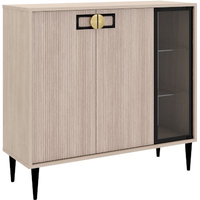 Комод со стеклом Муза 9.2 (Аквилон)